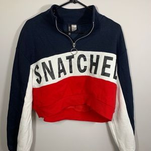SNATCHED Cropped Crewneck